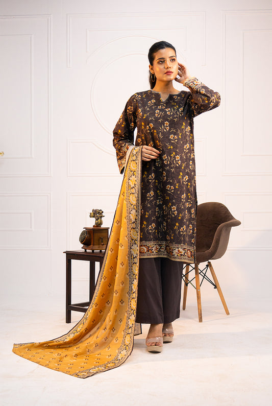 3 Pc | Unstitched | Lawn