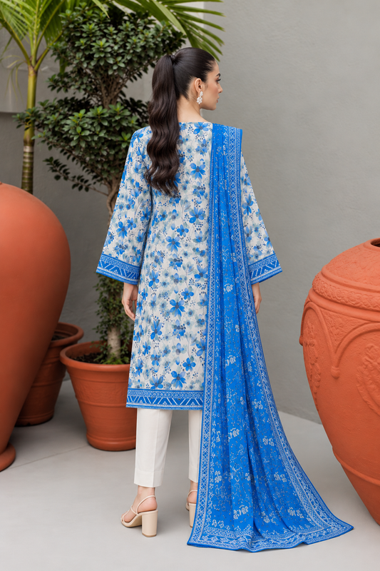 3 PIECE - PRINTED LAWN SUIT