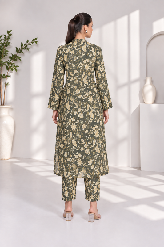 2 Piece - Printed Lawn Suit