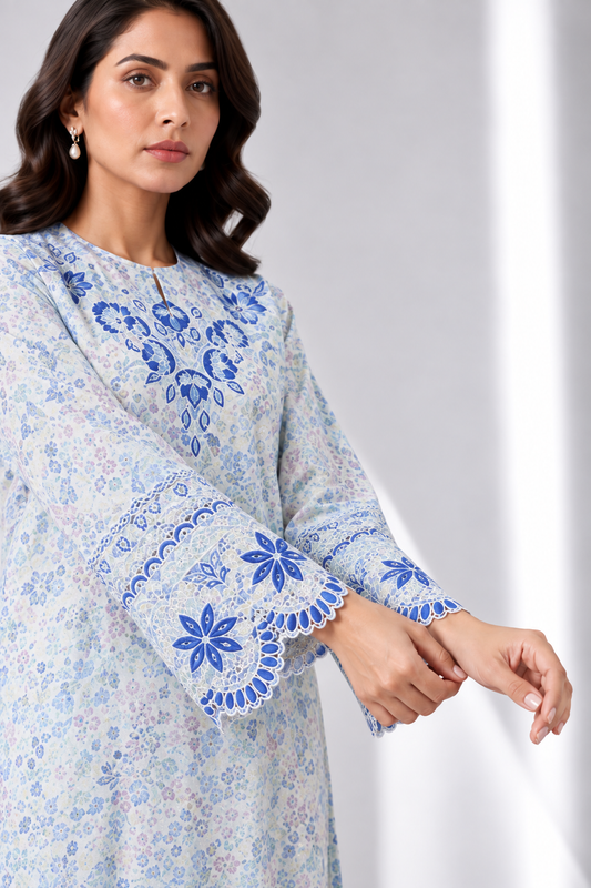 2 Piece - Embroidered Lawn Suit
