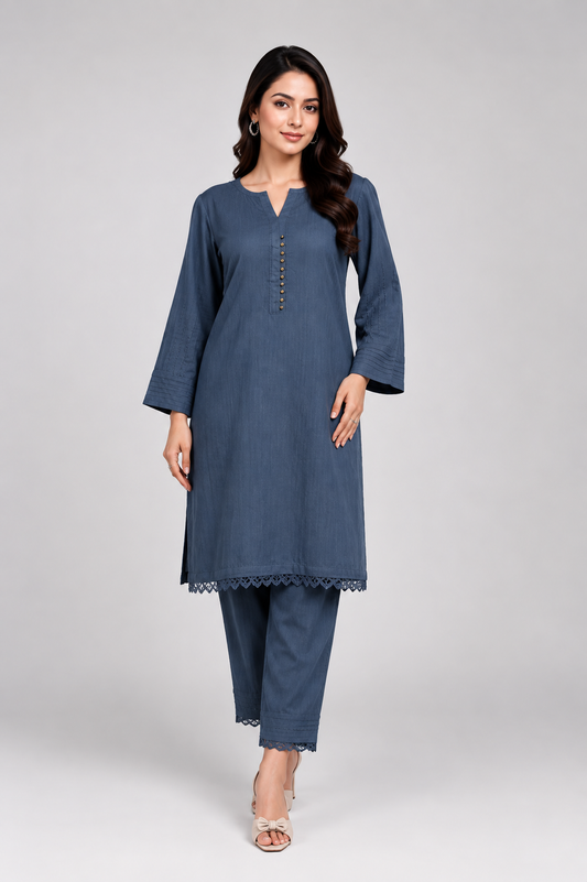 2 Piece - Printed Lawn Suit