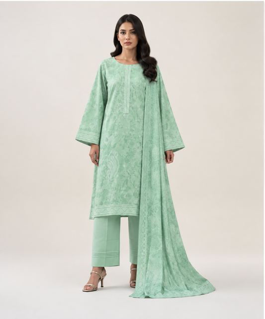 3 PIECE - PRINTED LAWN SUIT