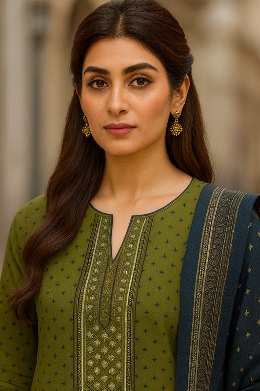 3 PCS | UNSTITCHED | PRINTED KHADDAR