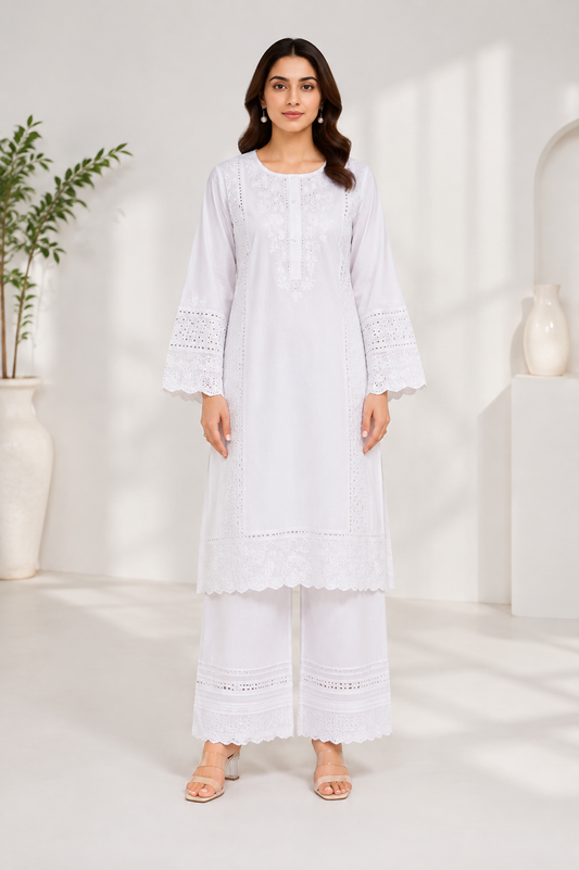 2 Piece - Dyed Embroidered Lawn Suit