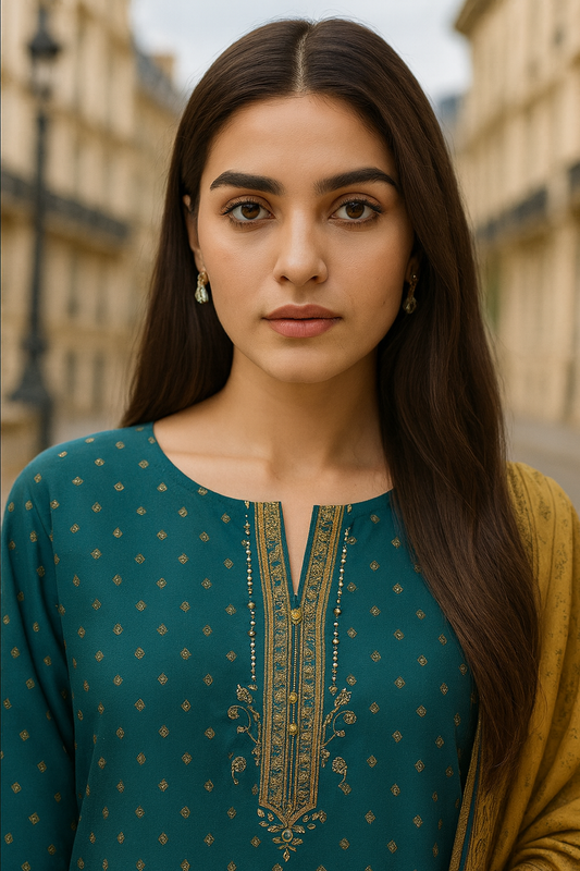 3 PCS | UNSTITCHED | PRINTED KHADDAR