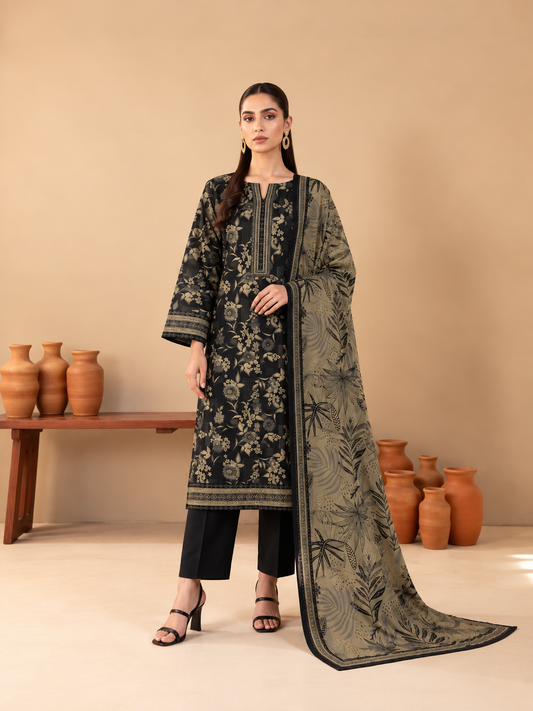 3 PIECE - PRINTED LAWN SUIT