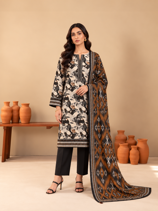 3 PIECE - PRINTED LAWN SUIT