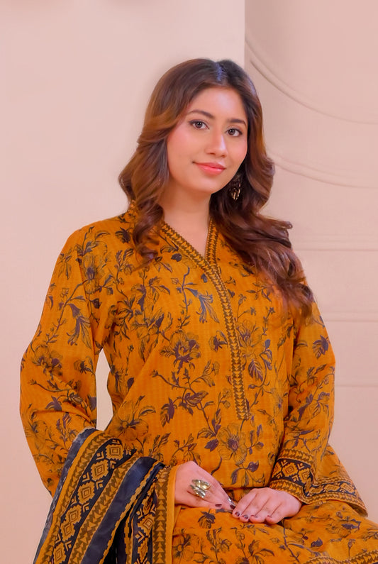 3 PIECE - PRINTED LAWN SUIT