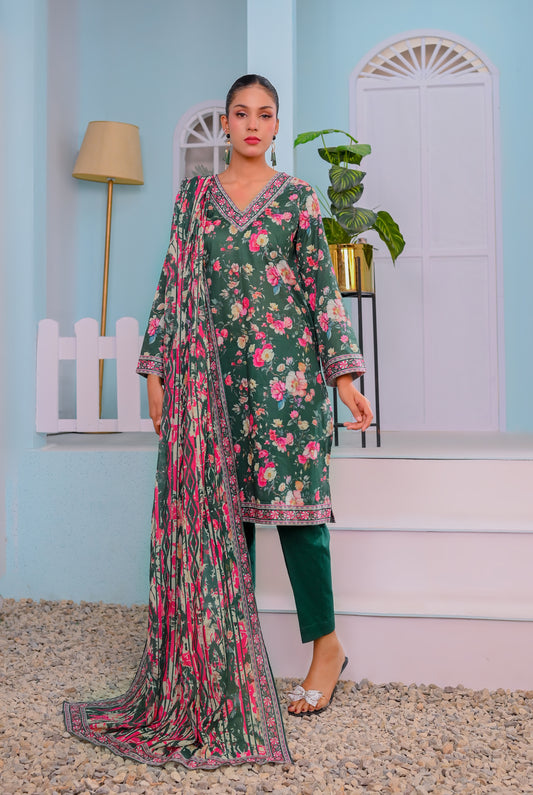 3 PIECE - PRINTED LAWN SUIT