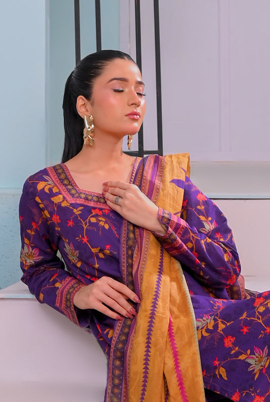 3 PIECE - PRINTED LAWN SUIT