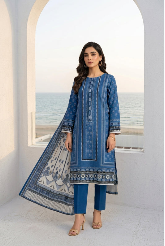 3 PIECE - PRINTED LAWN SUIT
