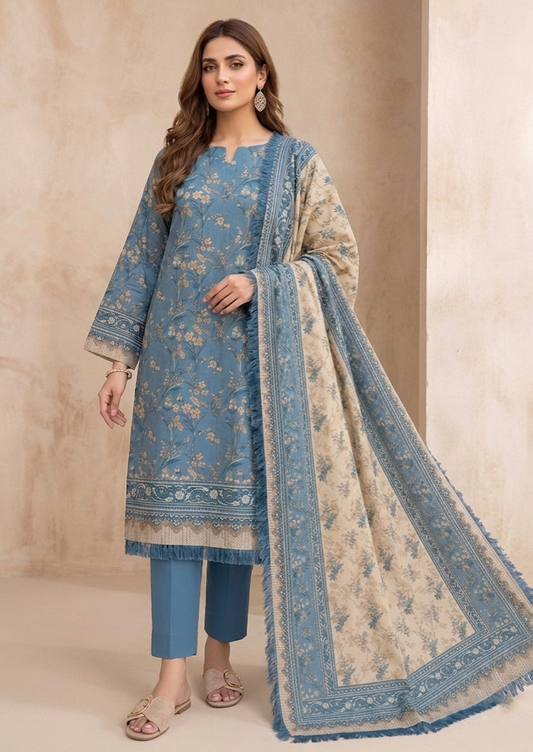 3 PIECE - PRINTED LAWN SUIT