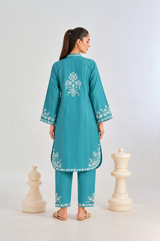 2 Piece - Dyed Embroidered Lawn Suit