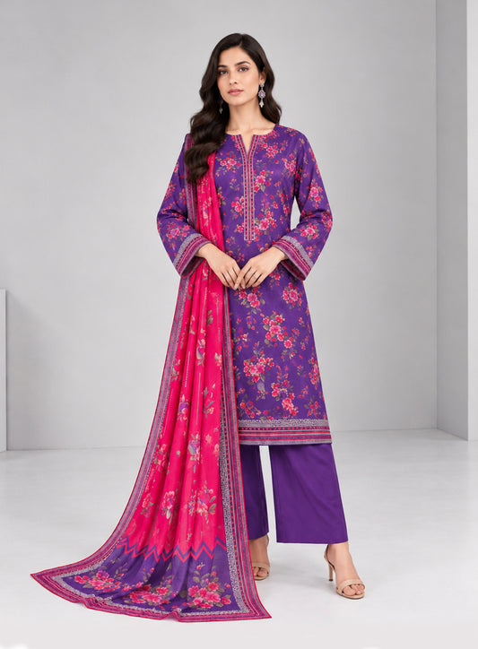 3 PIECE - PRINTED LAWN SUIT