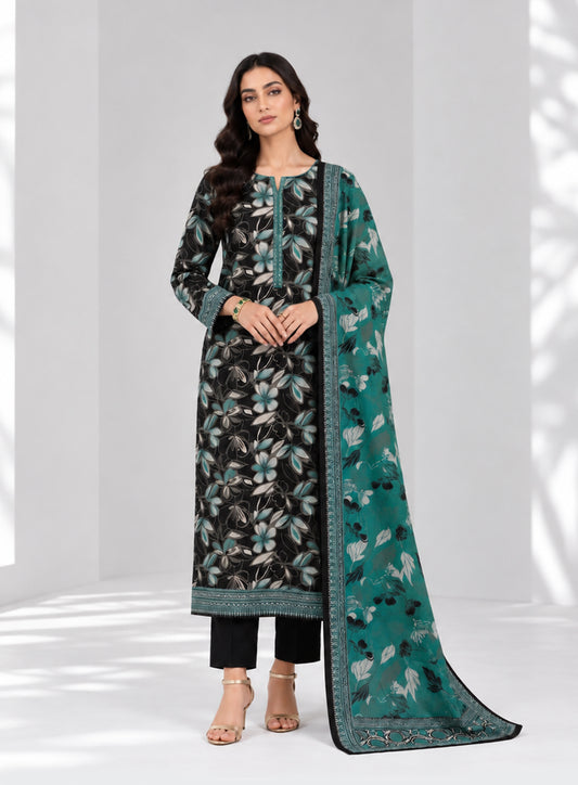 3 PIECE - PRINTED LAWN SUIT