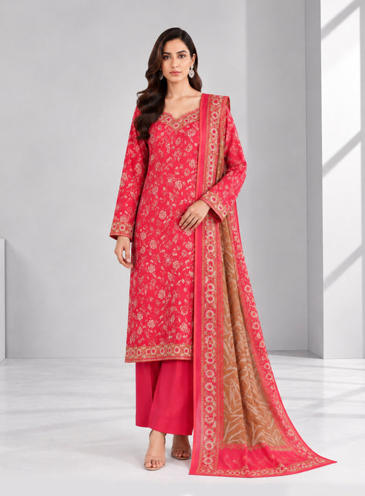 3 PIECE - PRINTED LAWN SUIT