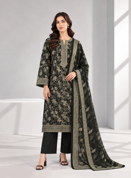 3 PIECE - PRINTED LAWN SUIT