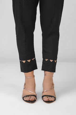 Solid Jacquard Trouser