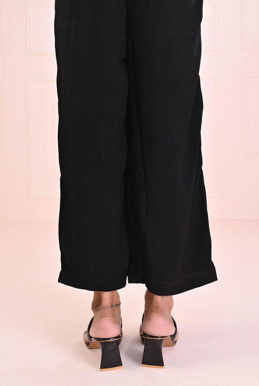 1 PC | RTW | Dyed Georgette Black Trouser