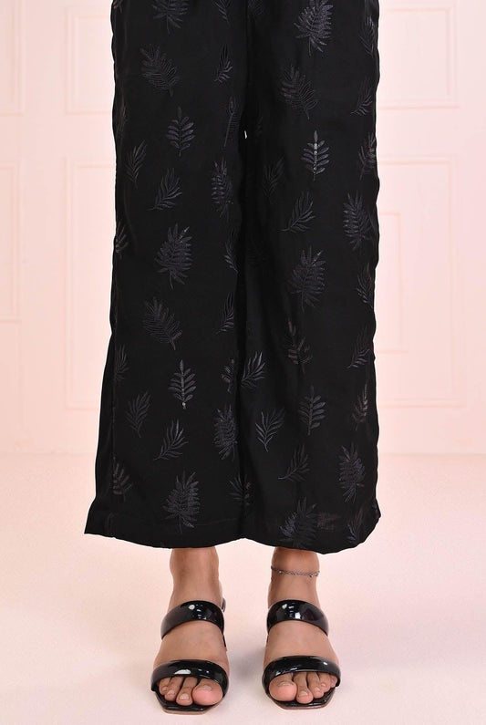 1 PC | RTW | Dyed Georgette Black Trouser