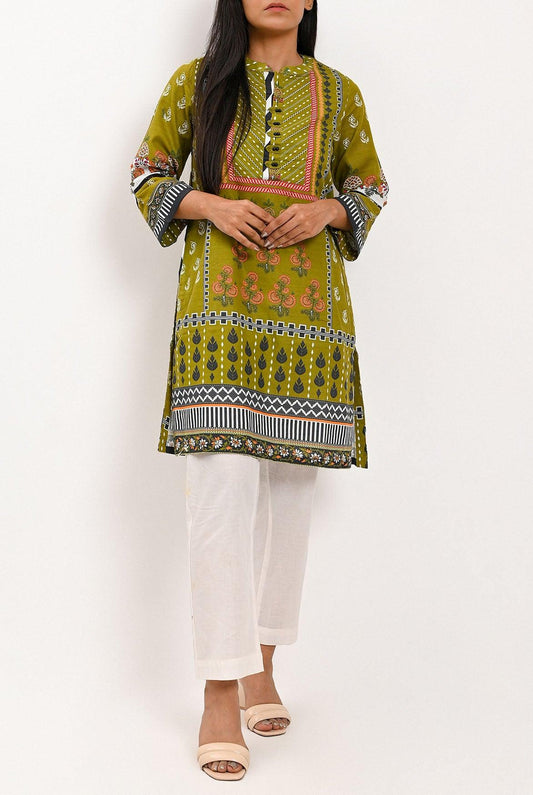 1PC | Khaddar Green Shirt |RTW