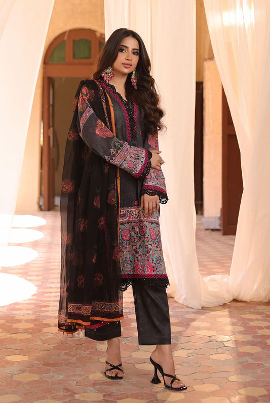 3 Piece Unstitched | Embroidered | Lawn