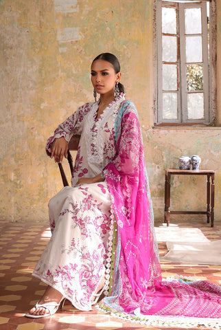 3 Piece Unstitched | Embroidered | Lawn