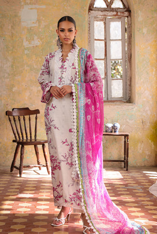 3 Piece Unstitched | Embroidered | Lawn