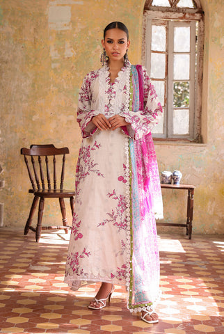 3 Piece Unstitched | Embroidered | Lawn