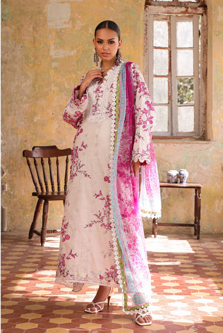 3 Piece Unstitched | Embroidered | Lawn