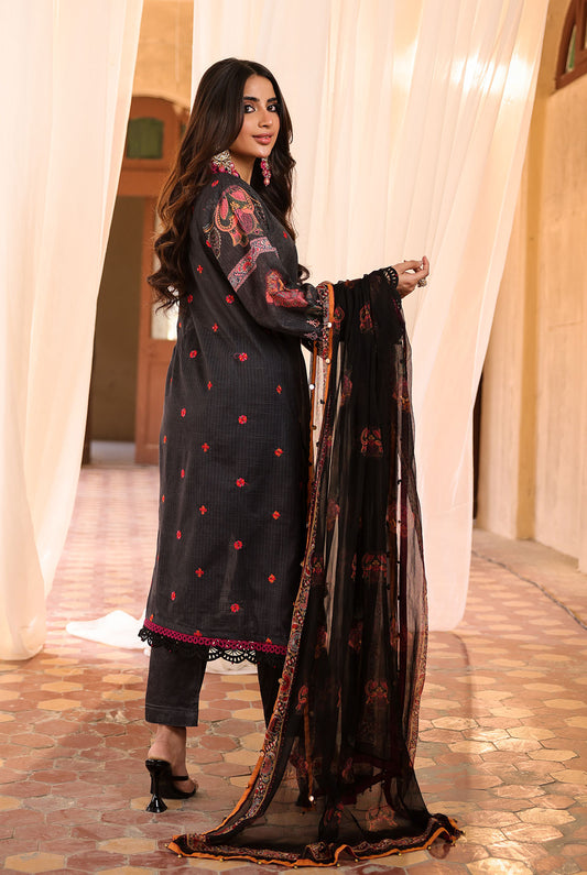 3 Piece Unstitched | Embroidered | Lawn