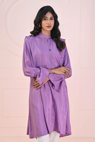 1 PC | RTW | Poly Viscose Dyed Purple Haze Shirt