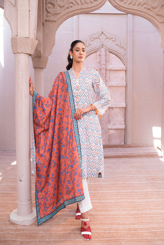 3 Piece | Unstitched | Digital Printed Lawn