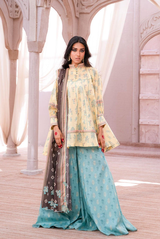 3 Piece | Unstitched | Digital Printed Lawn