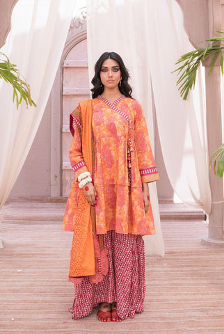 3 Piece | Unstitched | Digital Printed Lawn