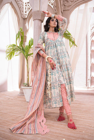 3 Piece | Unstitched | Digital Printed Lawn