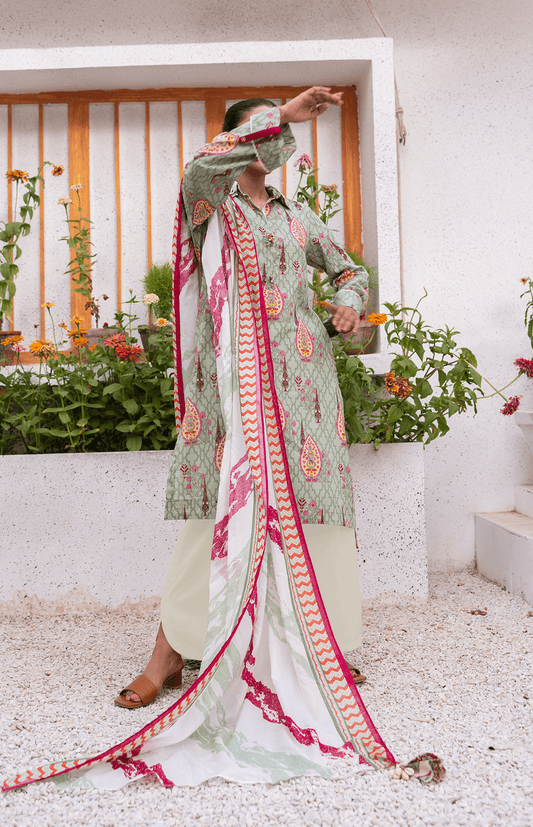 3 Piece | Unstitched |Lawn