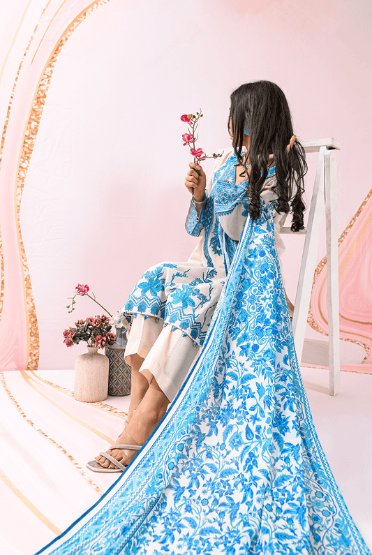 3 Piece | Unstitched | Embroidered Lawn