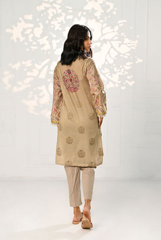 1Pc | Sand Castle Lawn Kurti | RTW