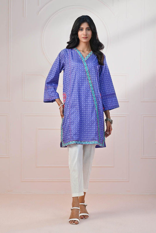 1 PC | RTW | Vibrant Digital Printed Lawn with Embroidery