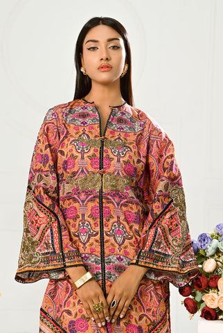 1 Pc | RTW | Embroidered Fancy Lawn Shirt