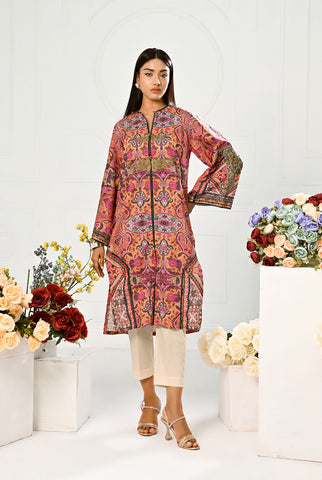 1 Pc | RTW | Embroidered Fancy Lawn Shirt