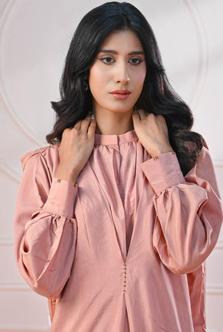 1 PC | RTW | Blush Poly Viscose Shirt