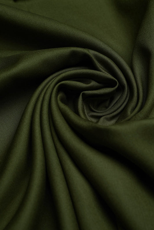 Olive Green | Unstitched | Viscose Trouser