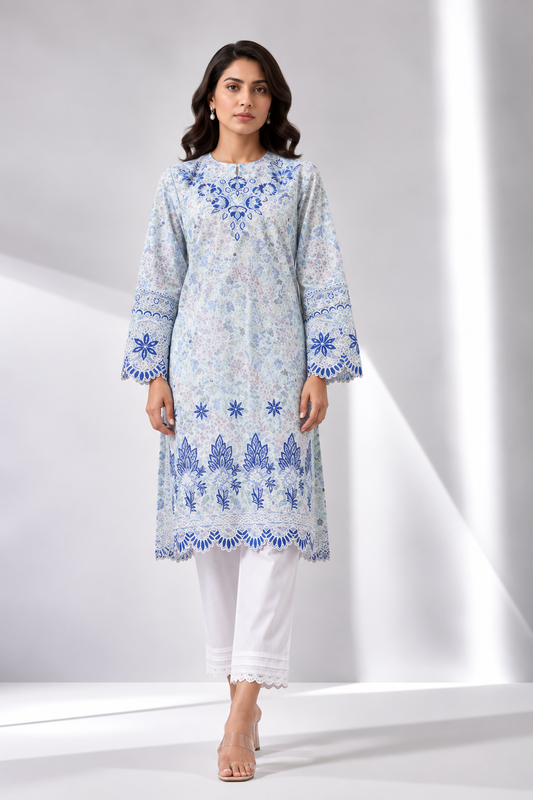 2 Piece - Embroidered Lawn Suit
