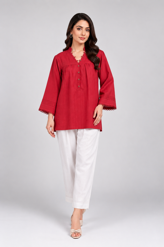 1 Piece – Printed Lawn Kurti