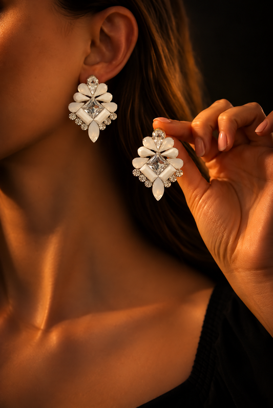 Pearl Prism Drop Earrings