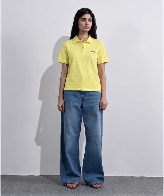 Yellow Classic Polo T-Shirt