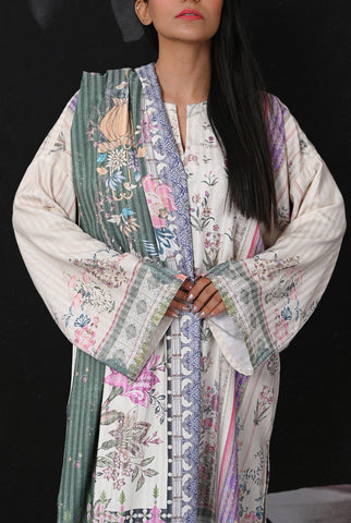 2PC | Viscose Slub Shirt & Dupatta |RTW