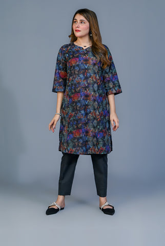 1Pc | RTW | Khaddar Multi Colour Shirt